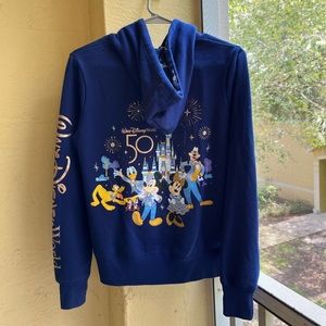 Walt Disney World 50th Anniversary Zip Up Hoodie